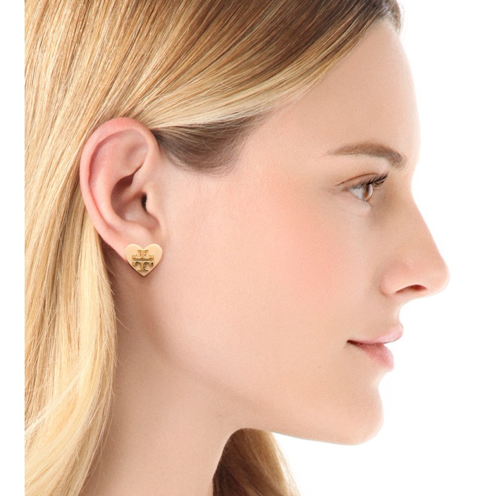 🎀SALE🎀 NEW Tory Burch Heart Tilsim Earring - Picture 11 of 12